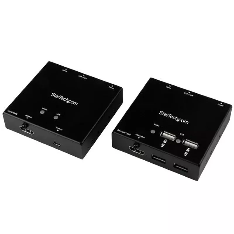 StarTech.com HDMI ilgintuvas per CAT6 su 4 prievadų USB šakotuvu – 165 pėd. (50 m) – 1080p
