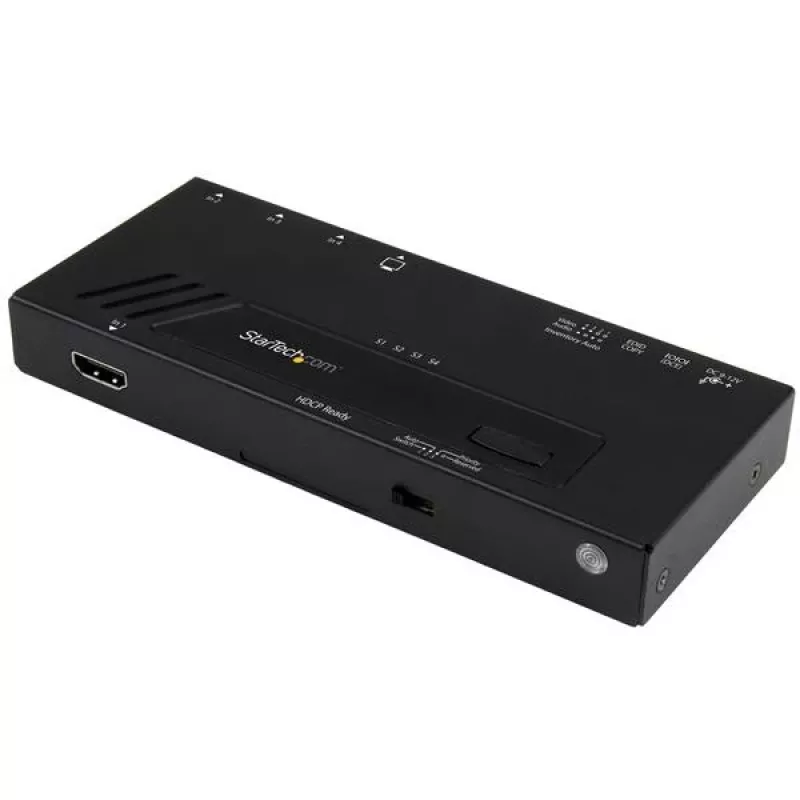 StarTech.com 4 prievadų automatinis HDMI vaizdo jungiklis – 4K su greitu perjungimu