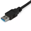 StarTech.com USB prie Ethernet adapteris, USB 3.0 į 10/100/1000 Gigabit Ethernet LAN keitiklis nešiojamiesiems kompiuteriams, 30 cm pritvirtintas laidas, USB į RJ45 adapteris, NIC adapteris, USB tinklo adapteris