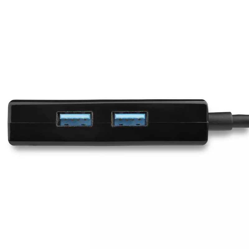 StarTech.com USB prie Ethernet adapteris, USB 3.0 į 10/100/1000 Gigabit Ethernet LAN keitiklis nešiojamiesiems kompiuteriams, 30 cm pritvirtintas laidas, USB į RJ45 adapteris, NIC adapteris, USB tinklo adapteris
