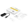 StarTech.com USB prie Ethernet adapteris, USB 3.0 į 10/100/1000 Gigabit Ethernet LAN keitiklis nešiojamiesiems kompiuteriams, 30 cm pritvirtintas laidas, USB į RJ45 adapteris, NIC adapteris, USB tinklo adapteris