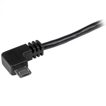 StarTech.com Micro-USB kabelis su stačiu kampu jungtimis - M/M - 1 m