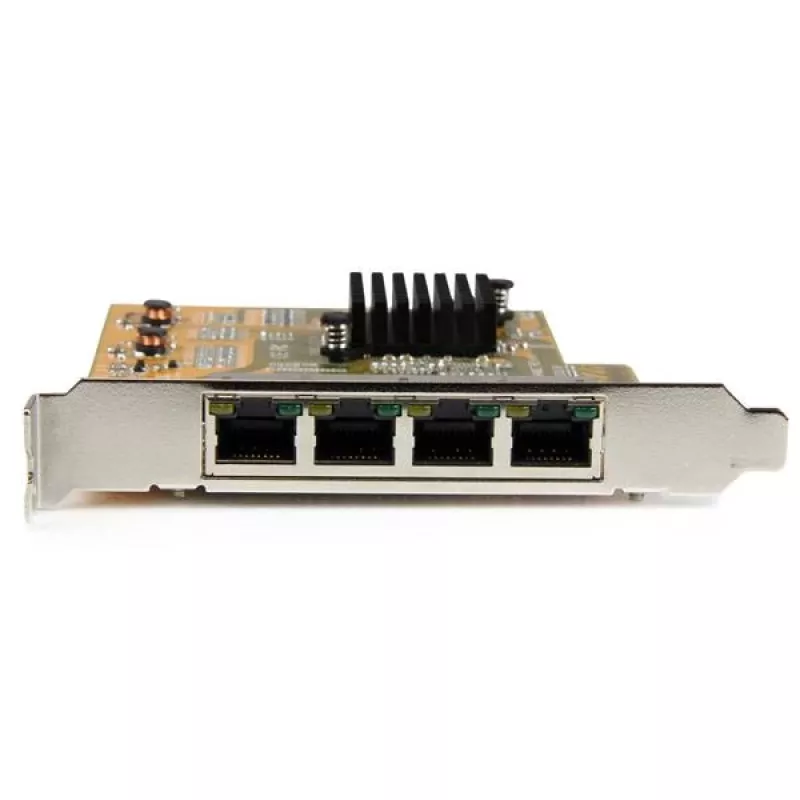 “StarTech.com” 4 prievadų PCIe „Gigabit“ tinklo adapterio plokštė, vidinė, laidinis, PCI Express, Ethernet, 2000 Mbit/s