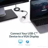 StarTech.com USB-C į VGA adapteris - Baltas, 3.2 Gen 1 (3.1 Gen 1), USB Type-C, VGA (D-Sub) išvestis, 1920 x 1200 pikselių