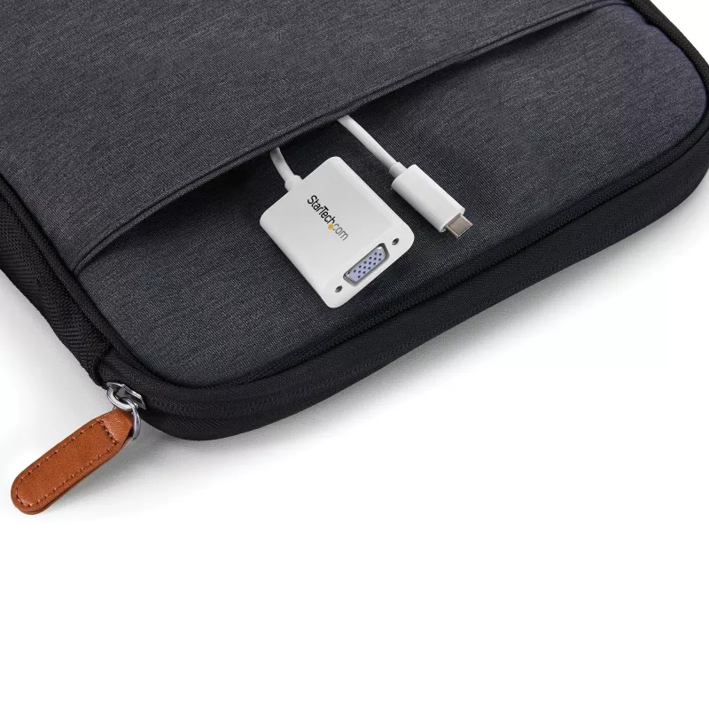 StarTech.com USB-C į VGA adapteris - Baltas, 3.2 Gen 1 (3.1 Gen 1), USB Type-C, VGA (D-Sub) išvestis, 1920 x 1200 pikselių