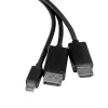 StarTech.com HDMI, DisplayPort arba Mini DisplayPort į HDMI keitiklio laidas - 2 m (6 pėd.)