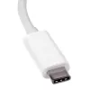StarTech.com USB-C į DisplayPort adapteris – 4K 60Hz/8K 30Hz – USB Type-C į DP 1.4 HBR2 adapterio raktas – kompaktiškas USB-C (DP Alt Mode) monitoriaus vaizdo keitiklis – suderinamas su Thunderbolt 3 – baltas