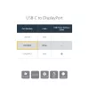 StarTech.com USB-C į DisplayPort adapteris – 4K 60Hz/8K 30Hz – USB Type-C į DP 1.4 HBR2 adapterio raktas – kompaktiškas USB-C (DP Alt Mode) monitoriaus vaizdo keitiklis – suderinamas su Thunderbolt 3 – baltas