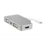 StarTech.com USB-C daugiafunkcis vaizdo adapteris su HDMI, VGA, Mini DisplayPort arba DVI – USB Type-C monitoriaus adapteris į HDMI 1.4 arba mDP 1.2 (4K) – VGA arba DVI (1080p) – Sidabrinis aliuminis