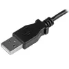 StarTech.com Micro-USB įkrovimo ir sinchronizavimo kabelis M/M – kairiuoju kampu Micro-USB – 30/24 AWG – 1 m (3 pėd.)