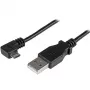 StarTech.com „Micro-USB“ įkrovimo ir sinchronizavimo laidas V/K – stačiu kampu „Micro-USB“ – 24 AWG – 2 m (6 pėd.)