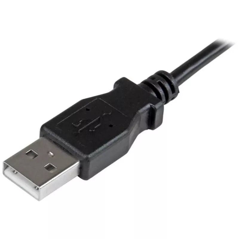 StarTech.com „Micro-USB“ įkrovimo ir sinchronizavimo laidas V/K – stačiu kampu „Micro-USB“ – 24 AWG – 2 m (6 pėd.)