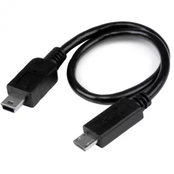 StarTech.com USB OTG kabelis - Micro USB į Mini USB - M/M - 8 col.