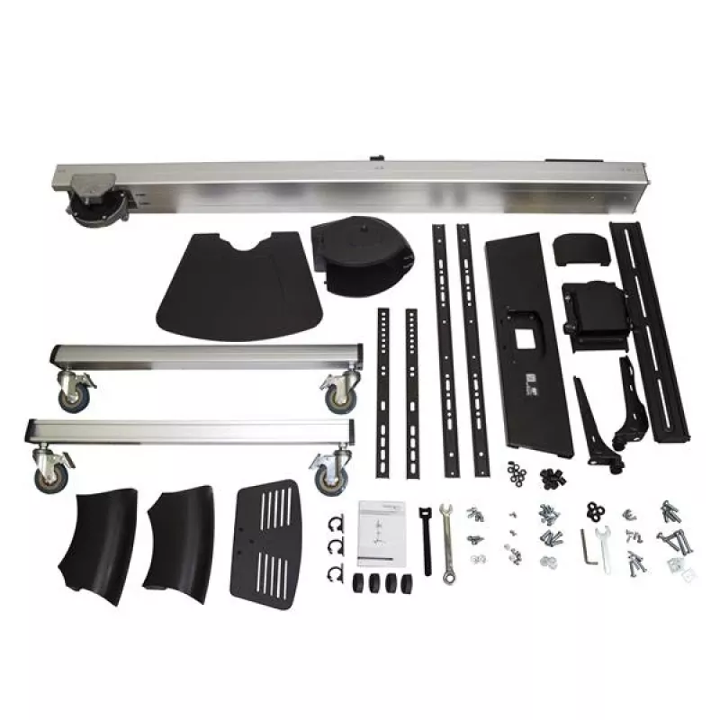 StarTech.com TV vežimėlis – reguliuojamas aukštis – užrakinami ratukai, 40 kg, 81,3 cm (32 coliai), 190,5 cm (75 coliai), 200 x 200 mm, 600 x 400 mm, 1110 - 1510 mm