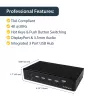 StarTech.com 4 prievadų DisplayPort KVM komutatorius - USB 3.0 - 4K 30 Hz