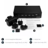 StarTech.com 4 prievadų DisplayPort KVM komutatorius - USB 3.0 - 4K 30 Hz