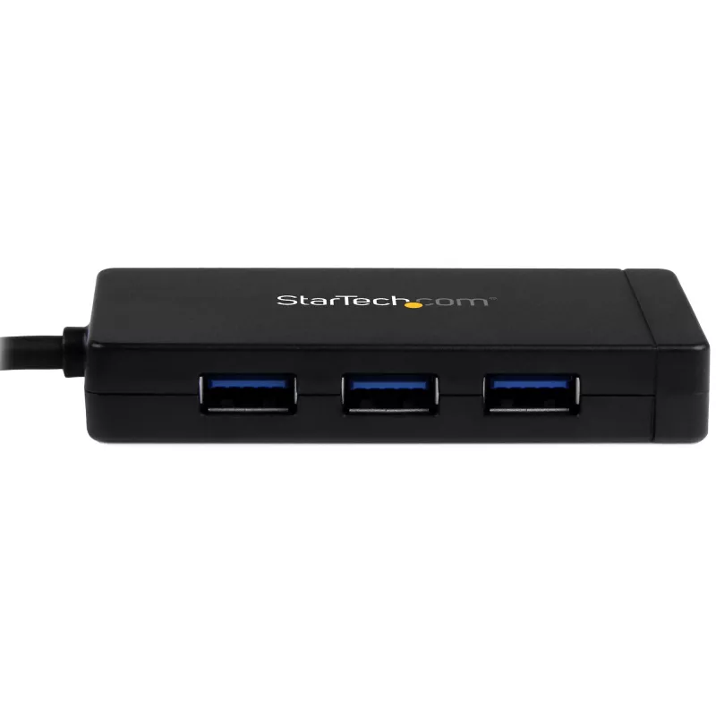 StarTech.com 3 prievadų USB 3.0 šakotuvas su Gigabit Ethernet - USB-C - su maitinimo adapteriu~3 prievadų USB-C šakotuvas su Gigabit Ethernet - USB-C į 3x USB-A - USB 3.0 (5 Gbps) - su maitinimo adapteriu