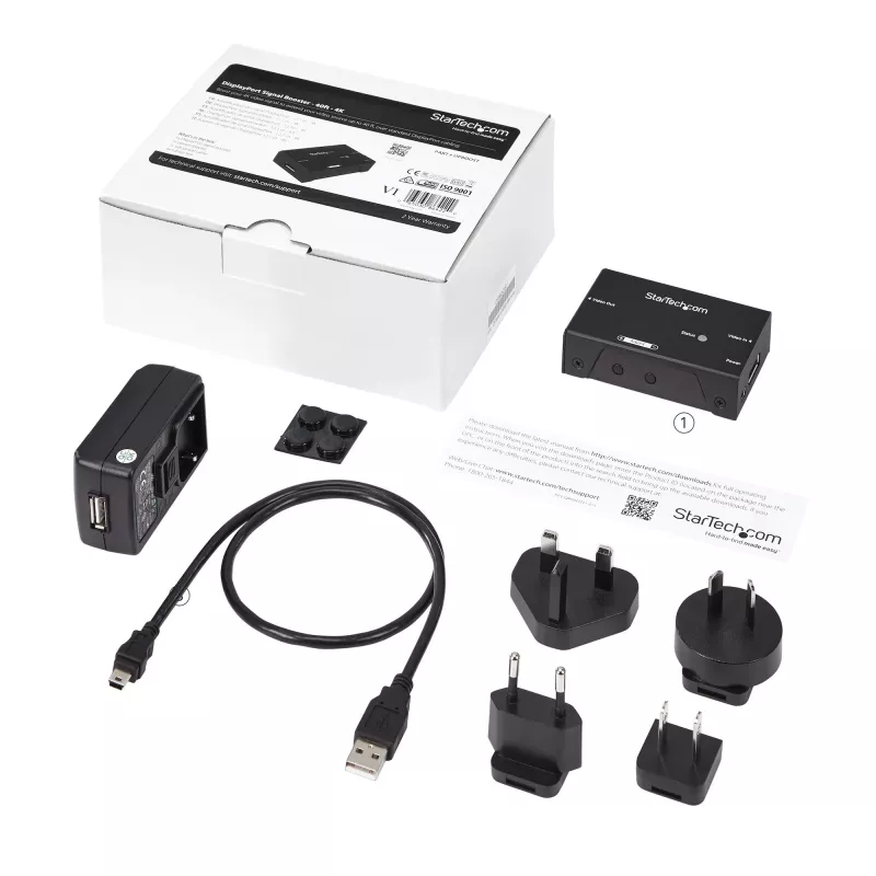 StarTech.com DisplayPort signalo stiprintuvas – DP plėtiklis – 4K 60Hz