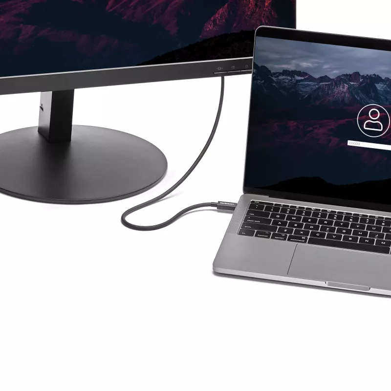 StarTech.com 0,5 m Thunderbolt 3 (40 Gbps) USB-C kabelis – suderinamas su Thunderbolt, USB ir DisplayPort