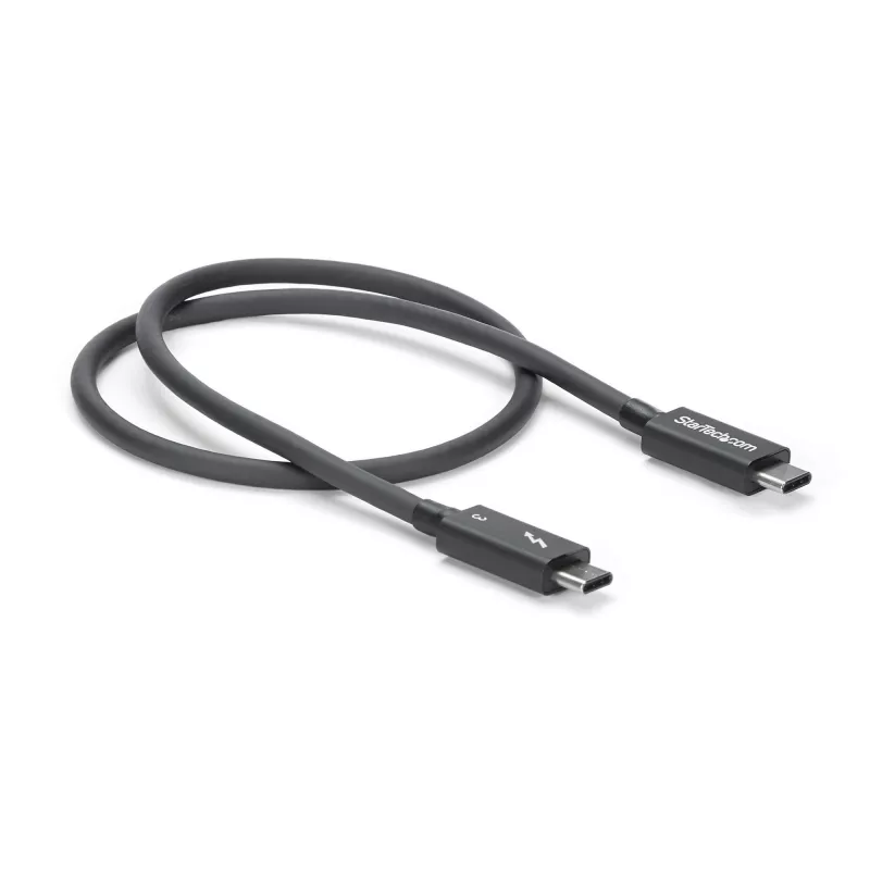 StarTech.com 0,5 m Thunderbolt 3 (40 Gbps) USB-C kabelis – suderinamas su Thunderbolt, USB ir DisplayPort