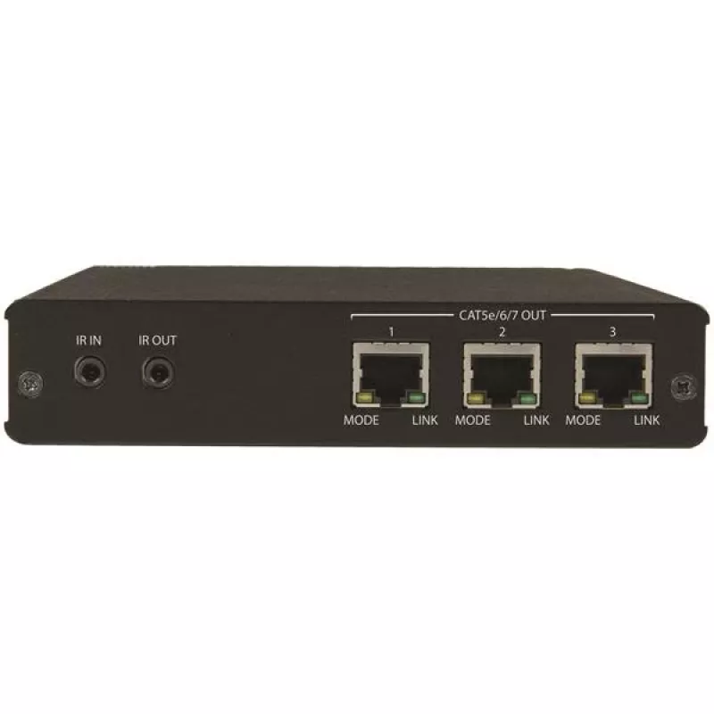 StarTech.com 3 prievadų HDBaseT plėtiklio rinkinys su 3 imtuvais – 1x3 HDMI per CAT5e skirstytuvas – iki 4K