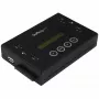 StarTech.com 1:1 atskiras standžiųjų diskų kopijavimo ir trynimo įrenginys, USB atmintinės ir SATA HDD/SSD diskų klonavimo ir trynimo įrenginys, LCD ekranas, TAA reikalavimus atitinkantis, nepriklausomas nuo OS
