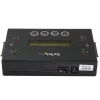 StarTech.com 1:1 atskiras standžiųjų diskų kopijavimo ir trynimo įrenginys, USB atmintinės ir SATA HDD/SSD diskų klonavimo ir trynimo įrenginys, LCD ekranas, TAA reikalavimus atitinkantis, nepriklausomas nuo OS