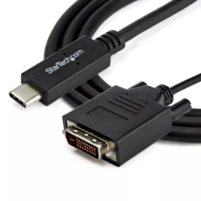 “StarTech.com” 2 m USB-C į DVI laidas – 1920 x 1200 – juodas