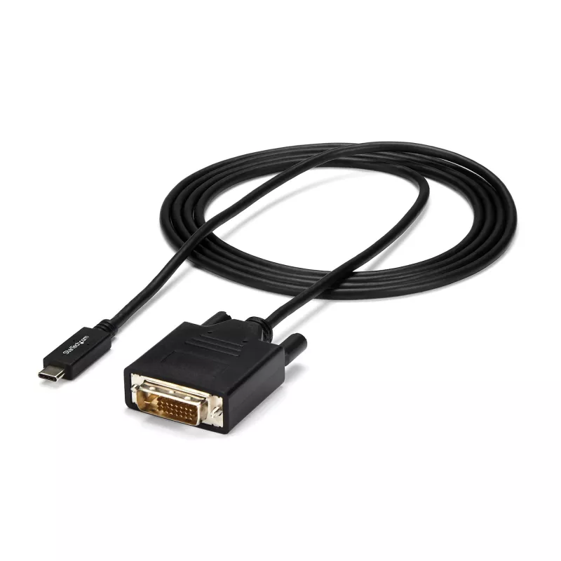 “StarTech.com” 2 m USB-C į DVI laidas – 1920 x 1200 – juodas