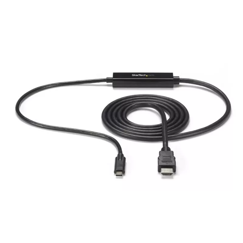StarTech.com 3 pėdų (1 m) USB C į HDMI kabelis – 4K 30Hz USB Type-C į HDMI vaizdo ekrano keitiklis – USB-C DP Alt Mode į HDMI monitoriaus adapterio laidas – suderinamas su Thunderbolt