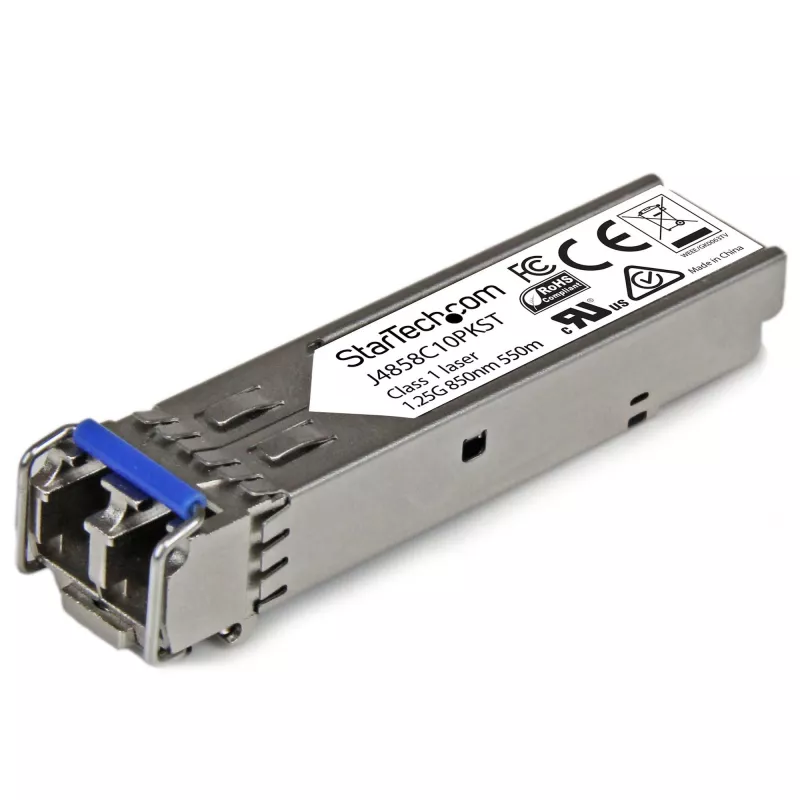 StarTech.com HP J4858C Suderinamas SFP Siųstuvo-imtuvo Modulis - 1000BASE-SX - 10 Vnt. Pakuotė