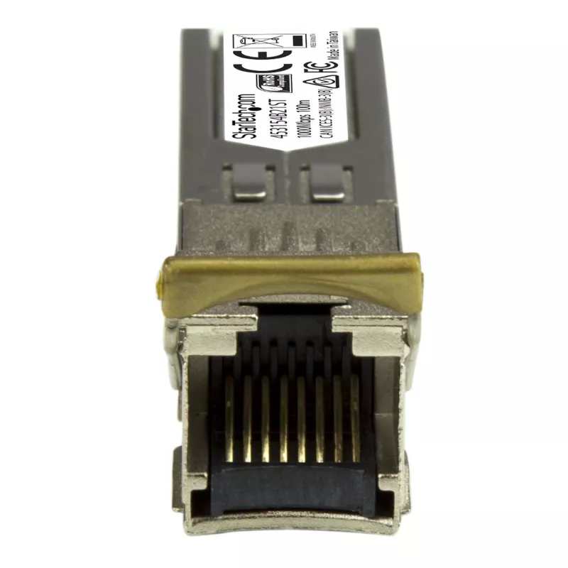 StarTech.com Gigabit Copper RJ45 SFP siųstuvas-imtuvas Module - HP 453154-B21 Suderinama~HPE 453154-B21 Suderinama SFP Module - 1000BASE-T - SFP to RJ45 Cat6/Cat5e - 1GE Gigabit Ethernet SFP - RJ-45 100m - HPE 6120XG, 6120G, Flex Fabric