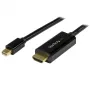 StarTech.com 15 pėdų (5 m) Mini DisplayPort į HDMI laidas - 4K 30Hz vaizdo - mDP į HDMI adapterio laidas - Mini DP arba Thunderbolt 1/2 Mac/PC į HDMI monitorių/ekraną - mDP į HDMI keitiklio laidas
