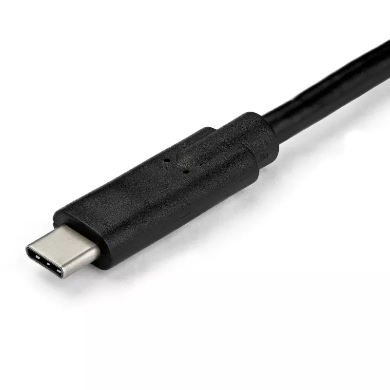 StarTech.com 1 m USB-C į VGA kabelis – 1920x1200/1080p USB Type-C į VGA vaizdo aktyvusis adapterio kabelis – Suderinamas su Thunderbolt 3 – Nešiojamasis kompiuteris prie VGA monitoriaus / projektoriaus – DP Alt Mode HBR2