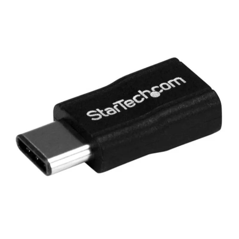 StarTech.com USB-C į „Micro-USB“ adapteris - kištukas/lizdas - USB 2.0, USB 2.0 Type-C, USB 2.0 Micro-B, juoda