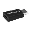 StarTech.com USB-C į „Micro-USB“ adapteris - kištukas/lizdas - USB 2.0, USB 2.0 Type-C, USB 2.0 Micro-B, juoda