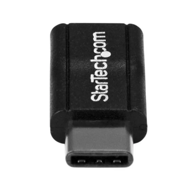 StarTech.com USB-C į „Micro-USB“ adapteris - kištukas/lizdas - USB 2.0, USB 2.0 Type-C, USB 2.0 Micro-B, juoda