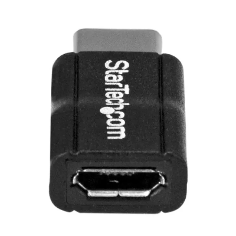 StarTech.com USB-C į „Micro-USB“ adapteris - kištukas/lizdas - USB 2.0, USB 2.0 Type-C, USB 2.0 Micro-B, juoda