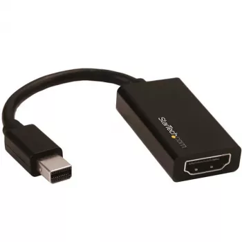StarTech.com Mini DisplayPort į HDMI adapteris – aktyvus mDP 1.4 į HDMI 2.0 vaizdo keitiklis – 4K 60Hz – Mini DP arba Thunderbolt 1/2 Mac/PC prie HDMI monitoriaus/TV/ekrano – mDP į HDMI raktas