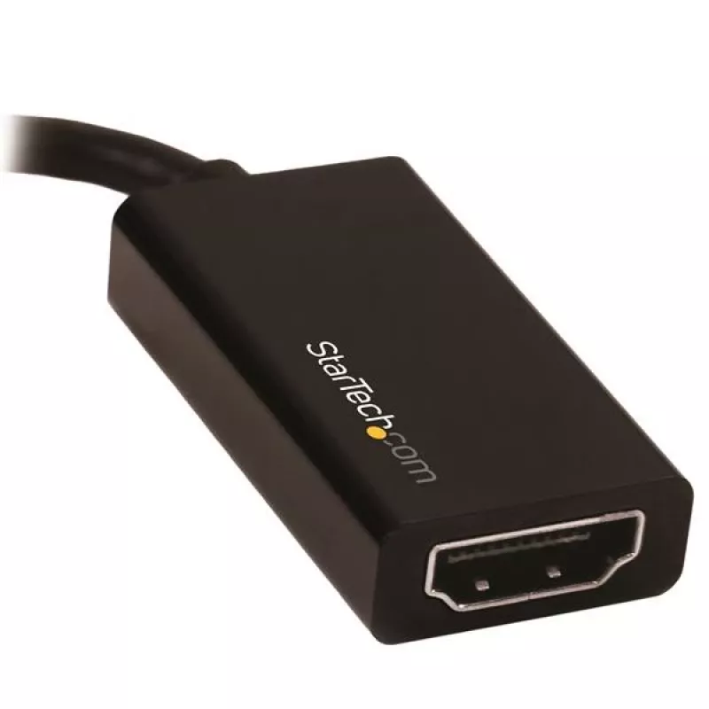 StarTech.com Mini DisplayPort į HDMI adapteris – aktyvus mDP 1.4 į HDMI 2.0 vaizdo keitiklis – 4K 60Hz – Mini DP arba Thunderbolt 1/2 Mac/PC prie HDMI monitoriaus/TV/ekrano – mDP į HDMI raktas