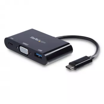 StarTech.com USB-C VGA daugiafunkcis adapteris – USB 3.0 prievadas – 60 W PD