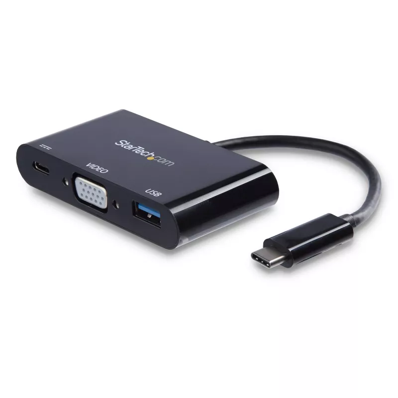 StarTech.com USB-C VGA daugiafunkcis adapteris – USB 3.0 prievadas – 60 W PD
