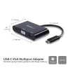 StarTech.com USB-C VGA daugiafunkcis adapteris – USB 3.0 prievadas – 60 W PD