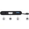 StarTech.com USB-C VGA daugiafunkcis adapteris – USB 3.0 prievadas – 60 W PD