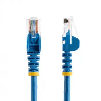 StarTech.com Cat5e komutacinis kabelis su besikabinančiais RJ45 kištukais – 5 m, mėlynas
