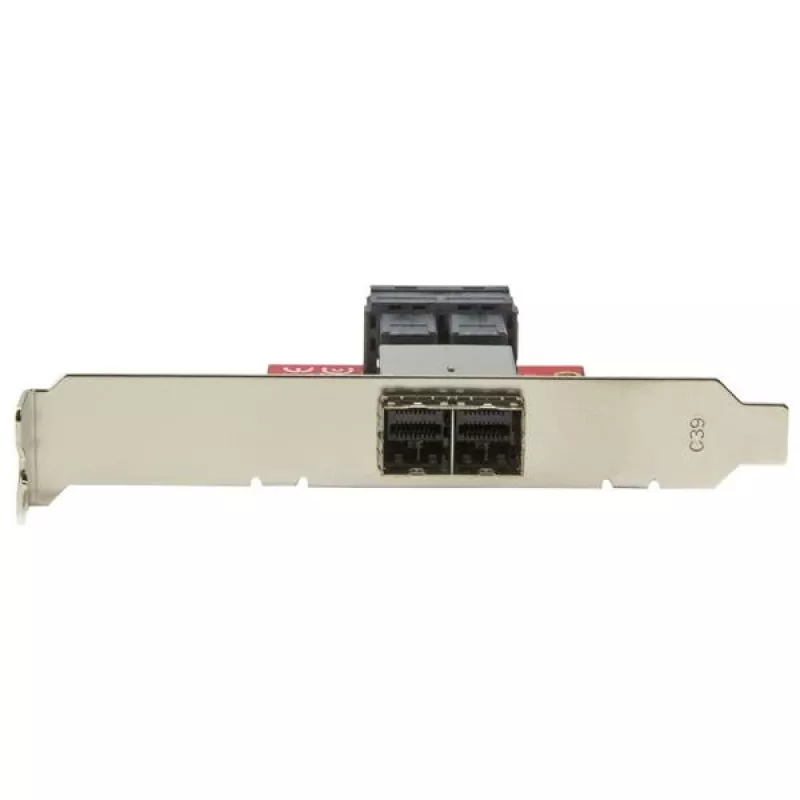 StarTech.com Mini-SAS adapteris – dviejų SFF-8643 į SFF-8644 – su viso ir žemo profilio laikikliais – 12Gbps