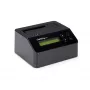 StarTech.com vienos vietos standžiųjų diskų trintuvas, autonominis HDD/SSD valytuvas, 4Kn, USB 3.0 prie SATA III (6 Gbps), 9 trynimo režimai, LCD ekranas, saugaus trynimo standžiųjų diskų valymo dokas, DB-9 spausdintuvo prievadas, TAA atitinkantis