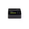 StarTech.com vienos vietos standžiųjų diskų trintuvas, autonominis HDD/SSD valytuvas, 4Kn, USB 3.0 prie SATA III (6 Gbps), 9 trynimo režimai, LCD ekranas, saugaus trynimo standžiųjų diskų valymo dokas, DB-9 spausdintuvo prievadas, TAA atitinkantis
