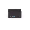 StarTech.com vienos vietos standžiųjų diskų trintuvas, autonominis HDD/SSD valytuvas, 4Kn, USB 3.0 prie SATA III (6 Gbps), 9 trynimo režimai, LCD ekranas, saugaus trynimo standžiųjų diskų valymo dokas, DB-9 spausdintuvo prievadas, TAA atitinkantis