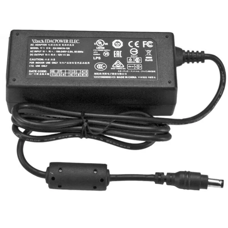 StarTech.com nuolatinės srovės maitinimo adapteris - 12V, 5A, universalus, skirtas naudoti patalpose, 110-240 V, 12 V, 2 A, 5 A